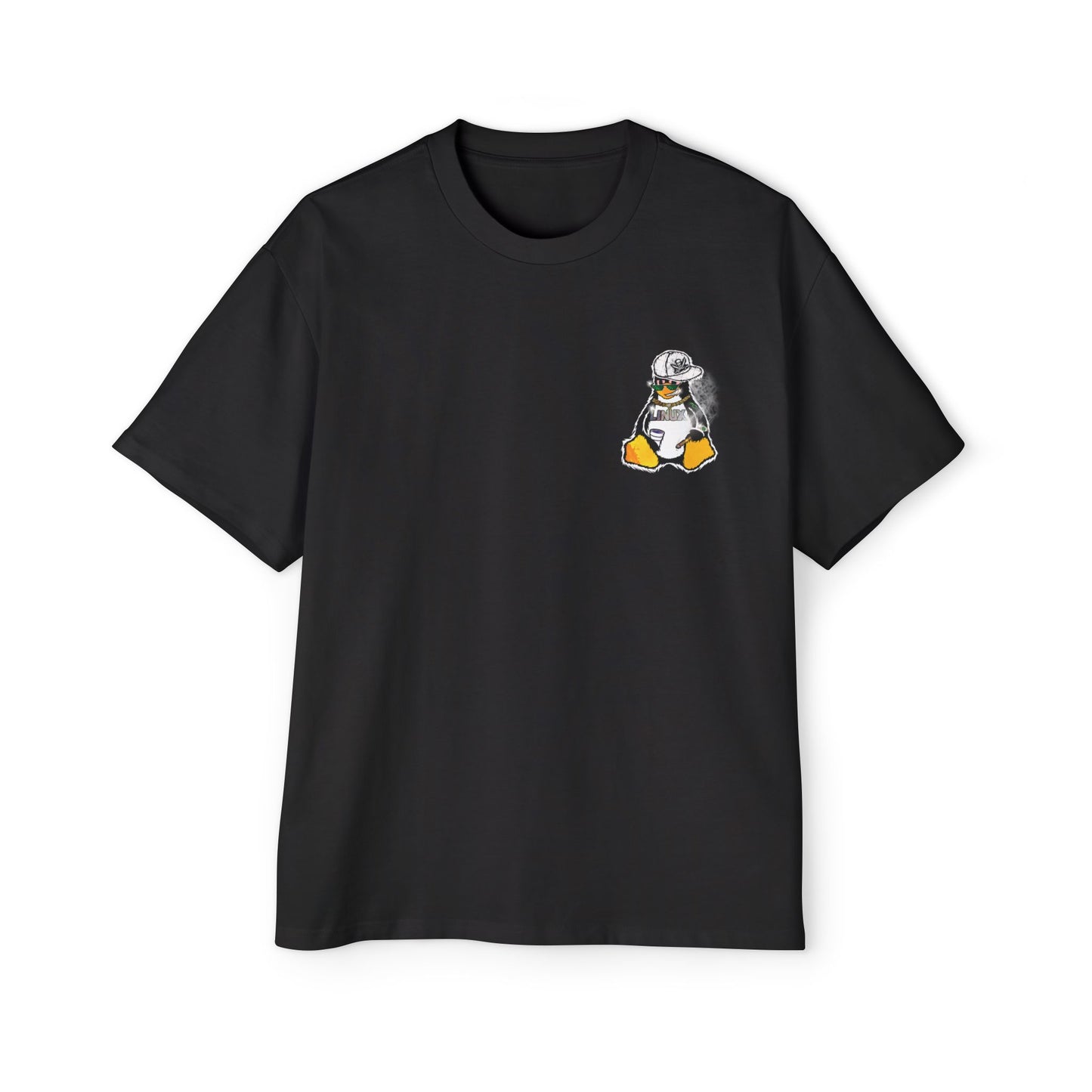 G-TUX — "Built to Run Free" - Mens Heavy Oversized Shirt